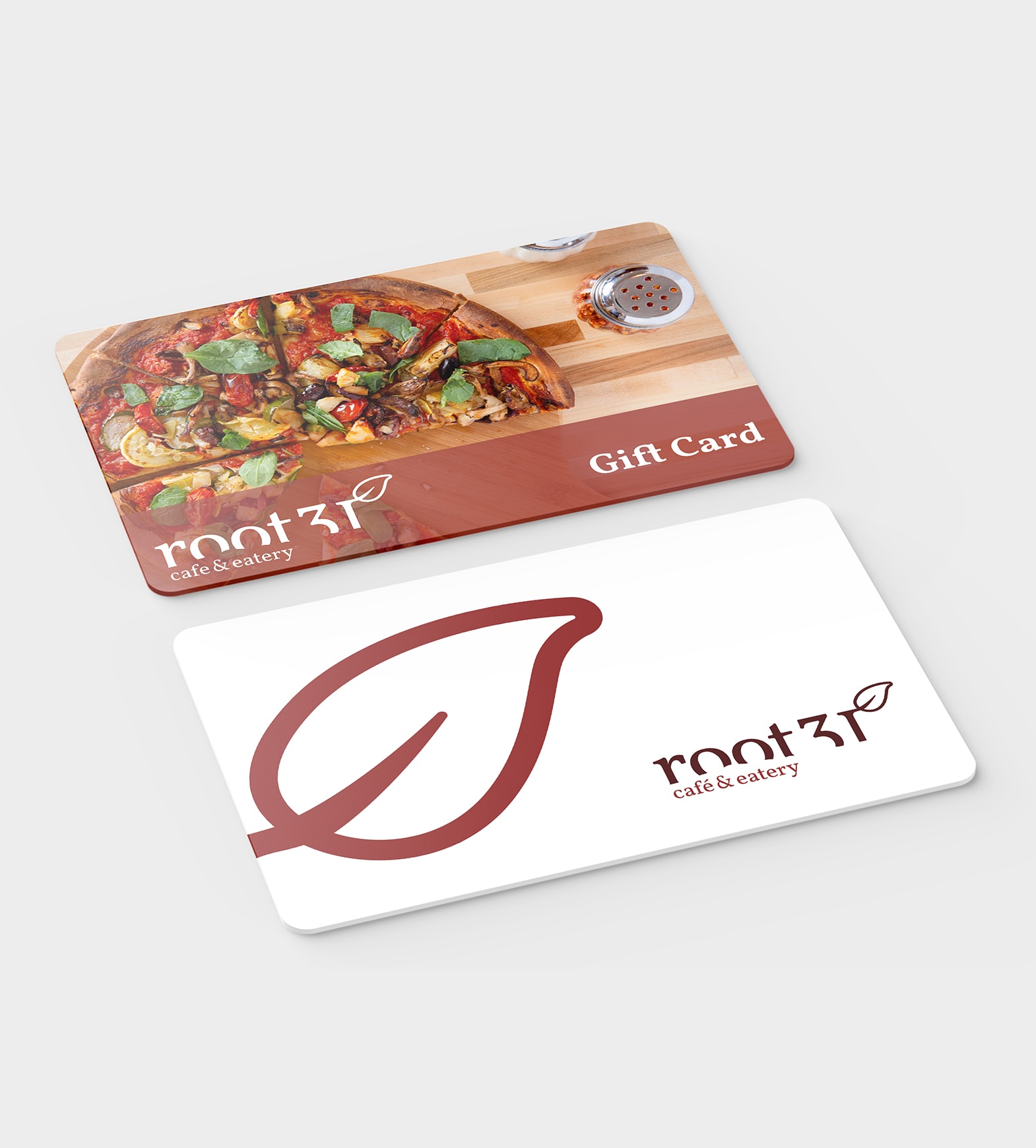 shot of root 31 gift cards