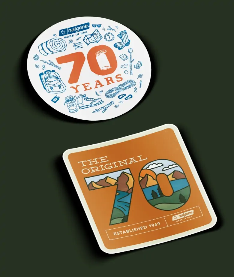 image of Nalgene stickers