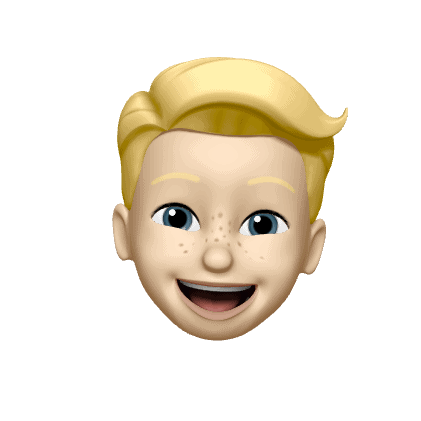 Memoji of Greg, Caucasian male with blonde hair 