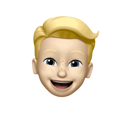 Memoji of Greg, Caucasian male with blonde hair 